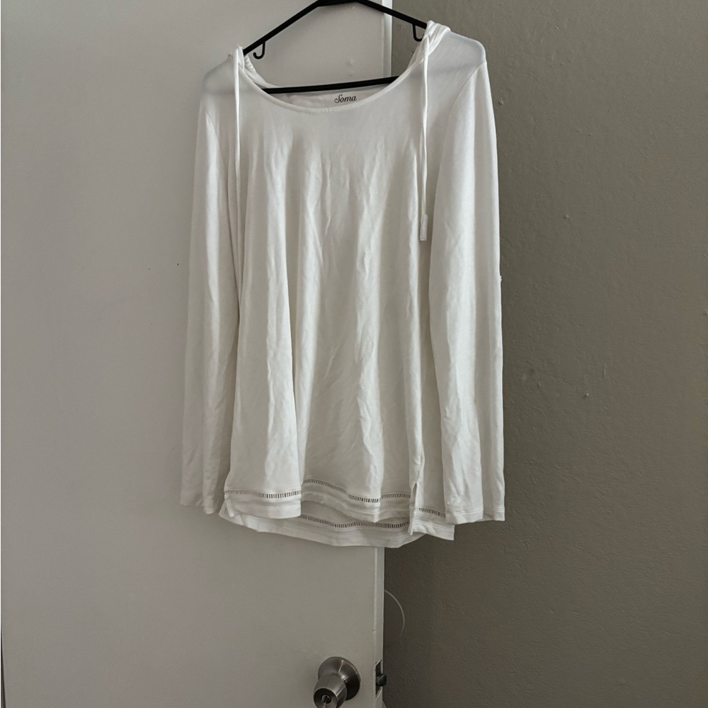 Soma White Scoop Neck Tank #7